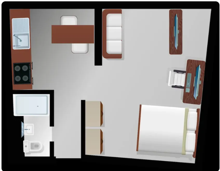 Mezzanine Apartment