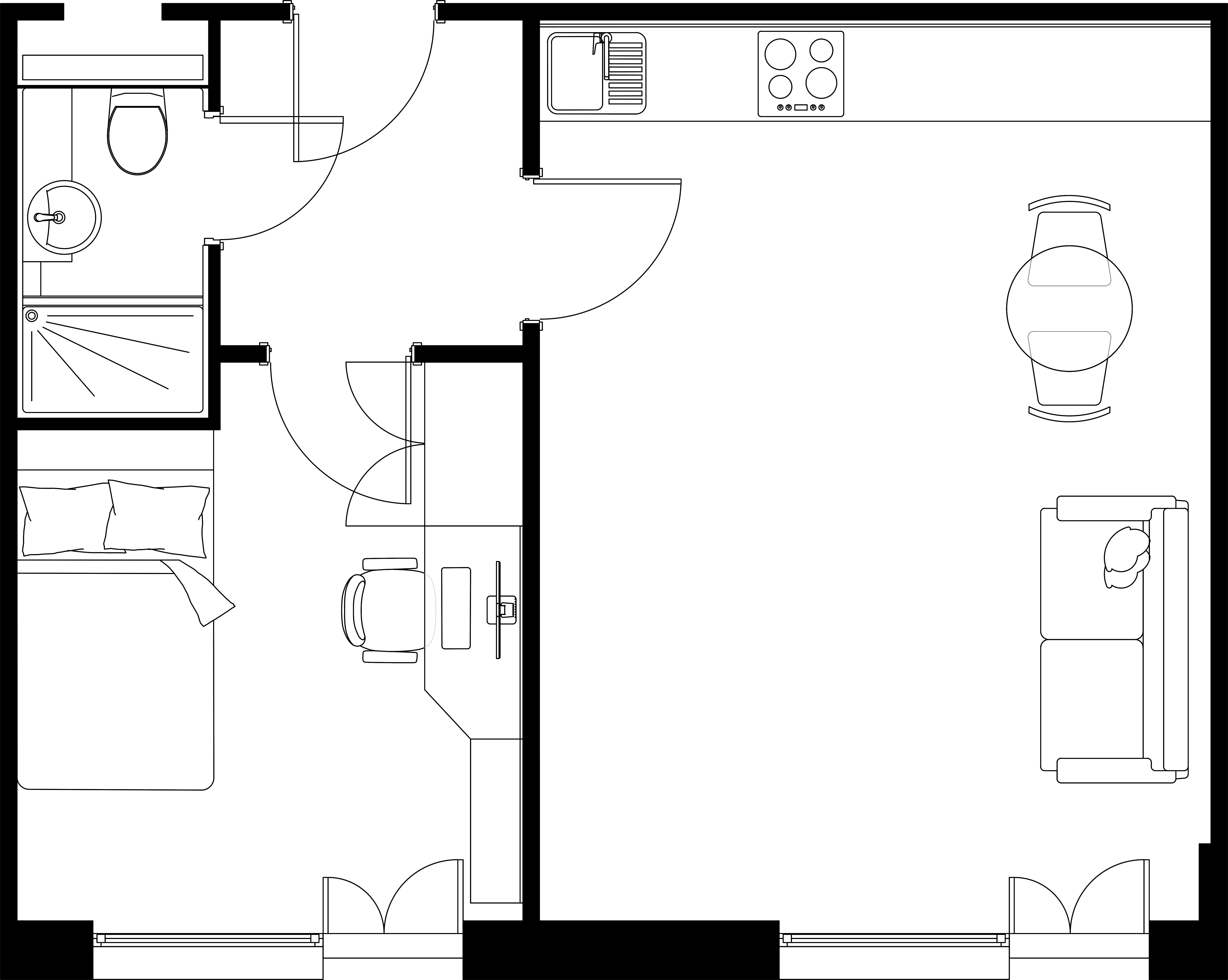 Premium One Bed Apartment (High Floors)