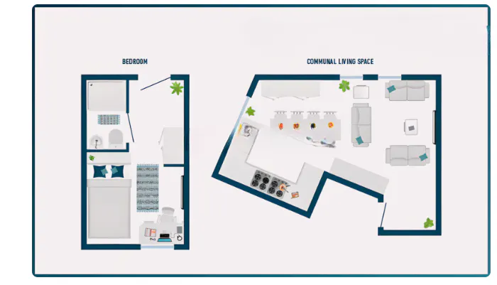 10 Bed Cluster Ensuite