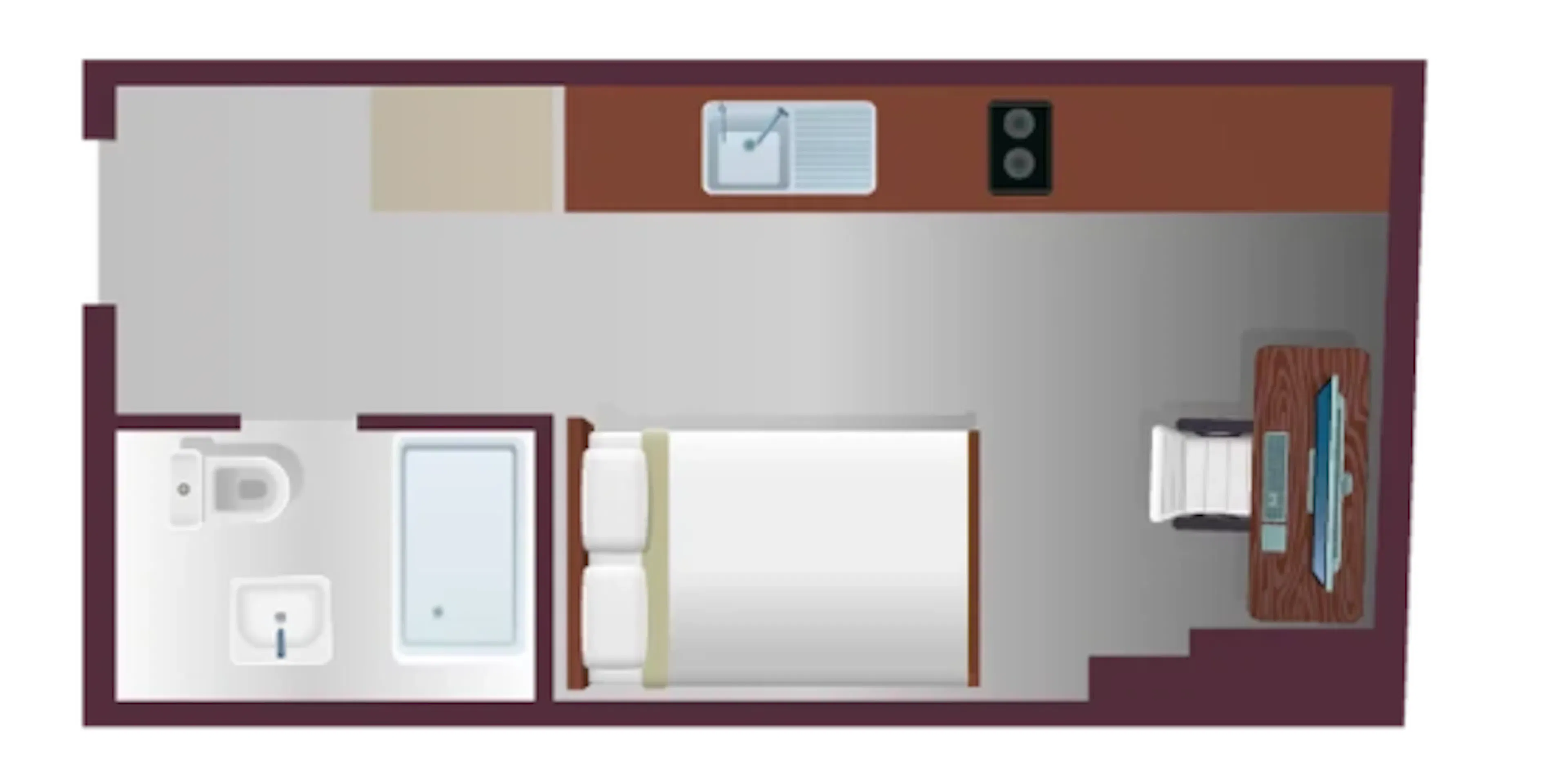 Bronze Plus Studio  FLOOR_PLAN 3