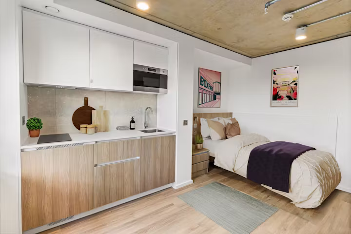 canvas-wembley-birch-london-1 Bed Studio Penthosue Level-1