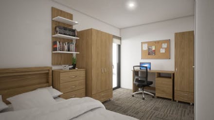 Capital Student Stays - 1 Bedroom in a 2 Bedroom Apartment with Balcony & Ensuite