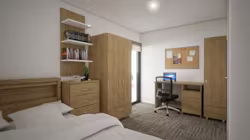 capital-student-stays-adelaide-1 Bedroom in a 3 Bedroom Apartment with Window & Shared Bathroom