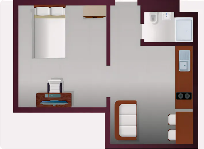 1 Bed Apartment