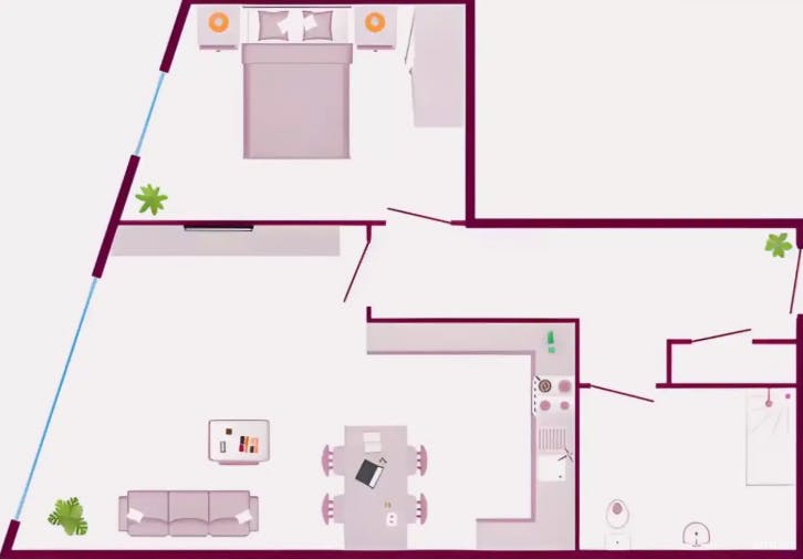 1 Bed Apartment