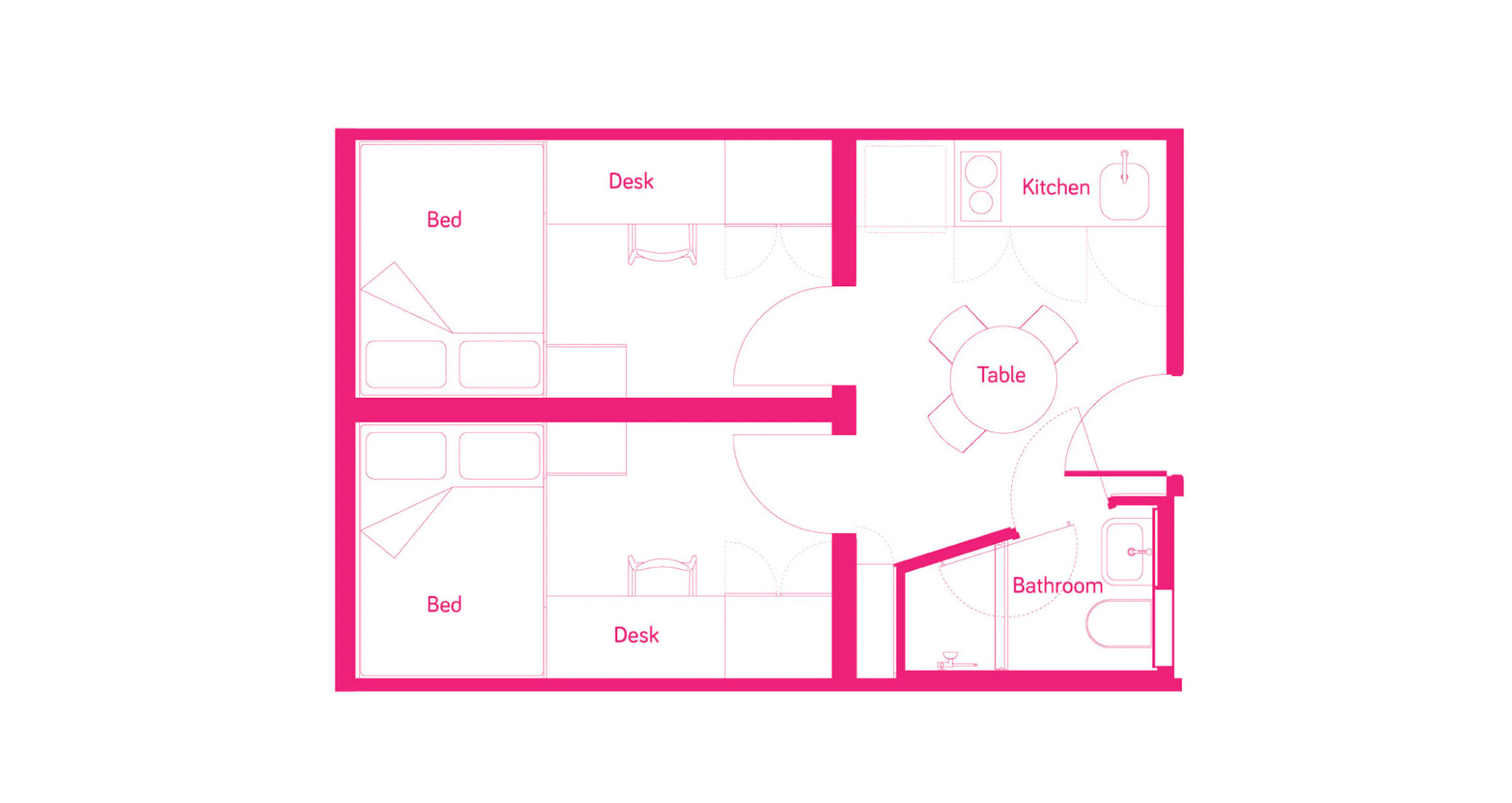 2 Bedroom Apartment - Balcony FLOOR_PLAN 3
