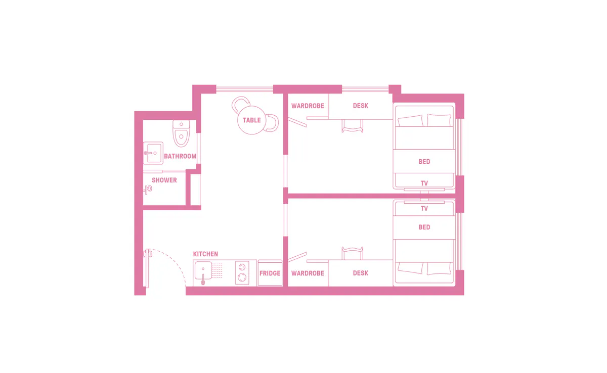 2 Bedroom Apartment FLOOR_PLAN