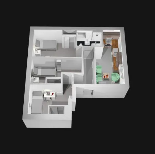 Standard - 2 Bed Flat