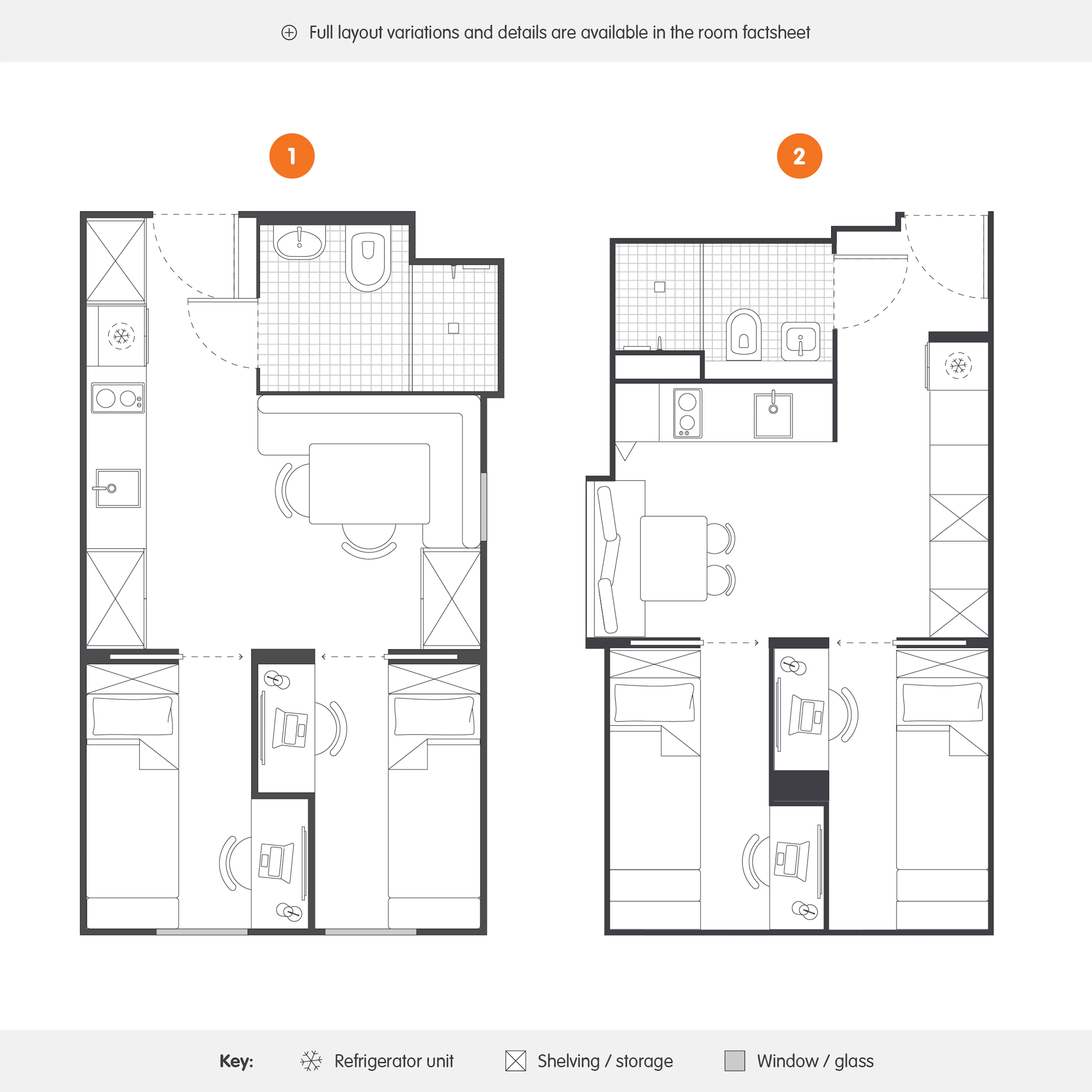 Single Bedroom – 2 Share Apt FLOOR_PLAN 3