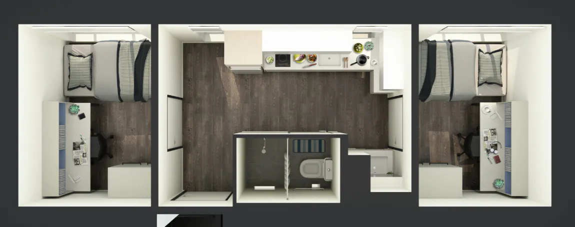 2 Bedroom Apartment - Low Floor FLOOR_PLAN 3