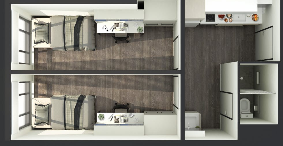 y-suites-on-margaret-sydney-2 Bedroom Apartment - High Floor