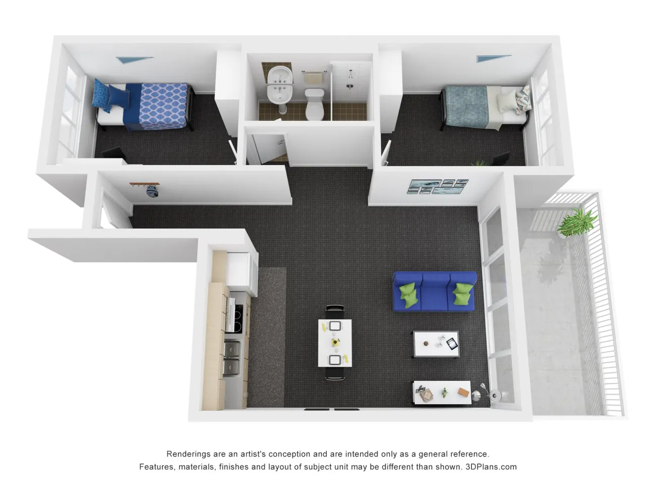 5 Bedroom Apartment South ROOM 4