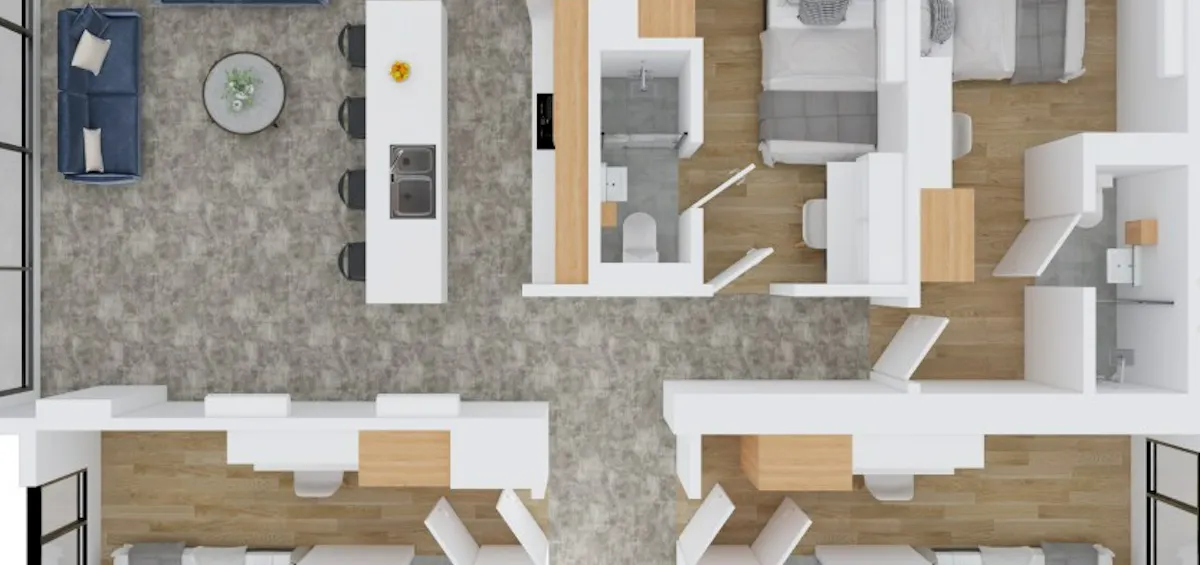 Four Bedroom apartment FLOOR_PLAN