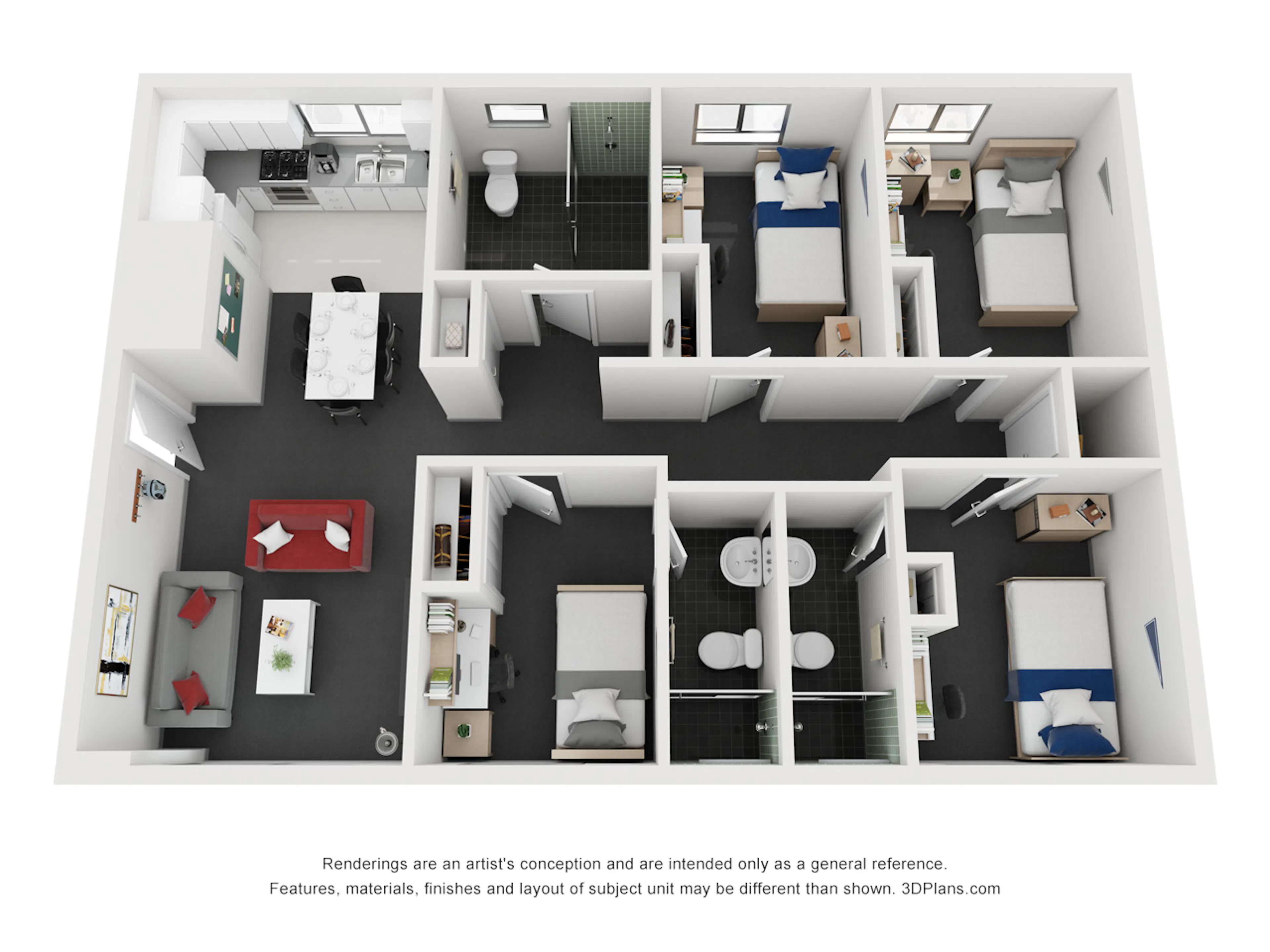 4 Bedroom Apartment FLOOR_PLAN 3