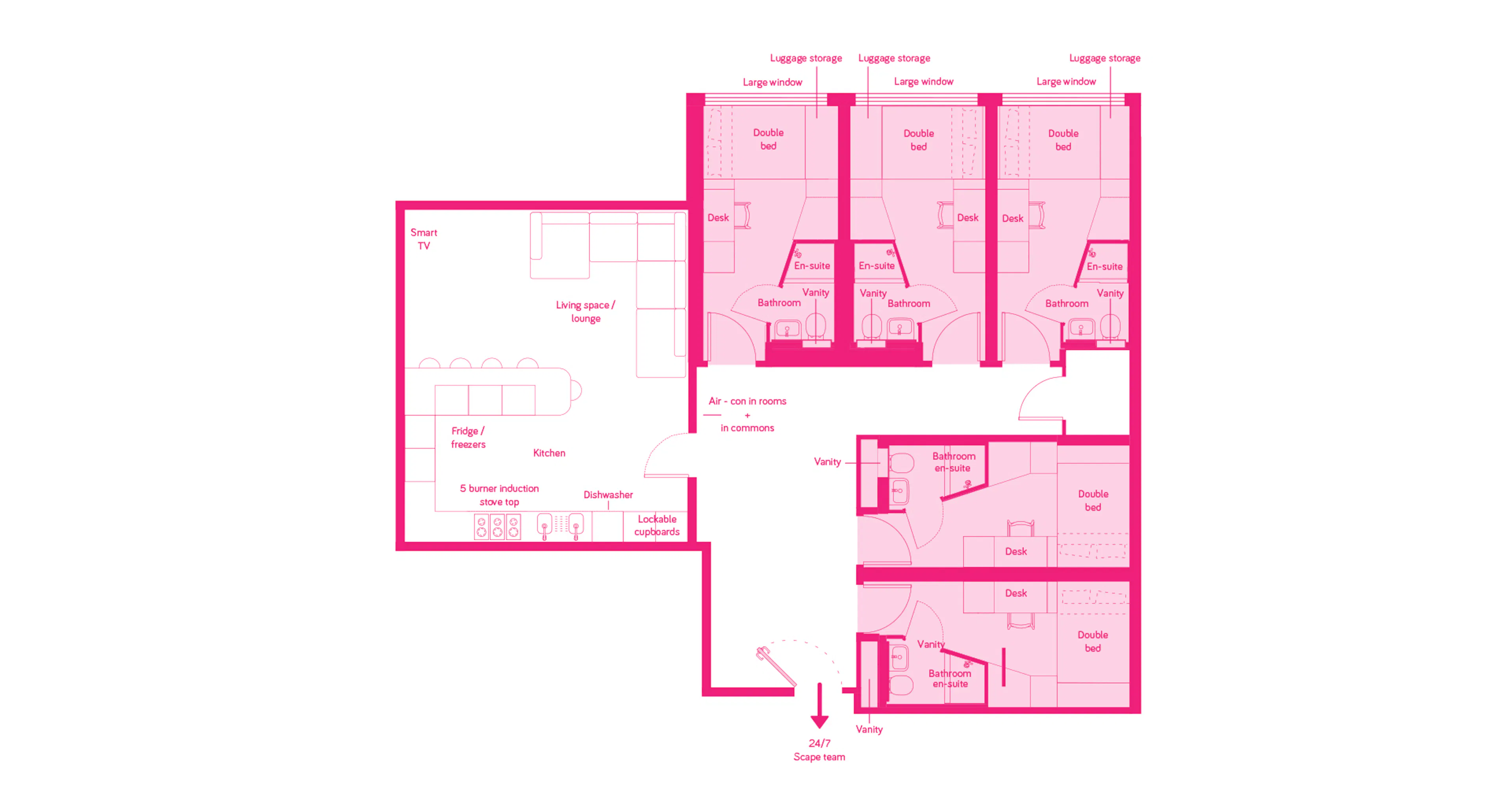 5 Bedroom Apartment FLOOR_PLAN 3