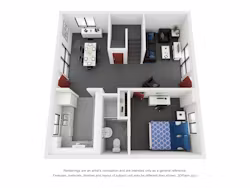 student-village-north-ryde-sydney-5 Bedroom West Double