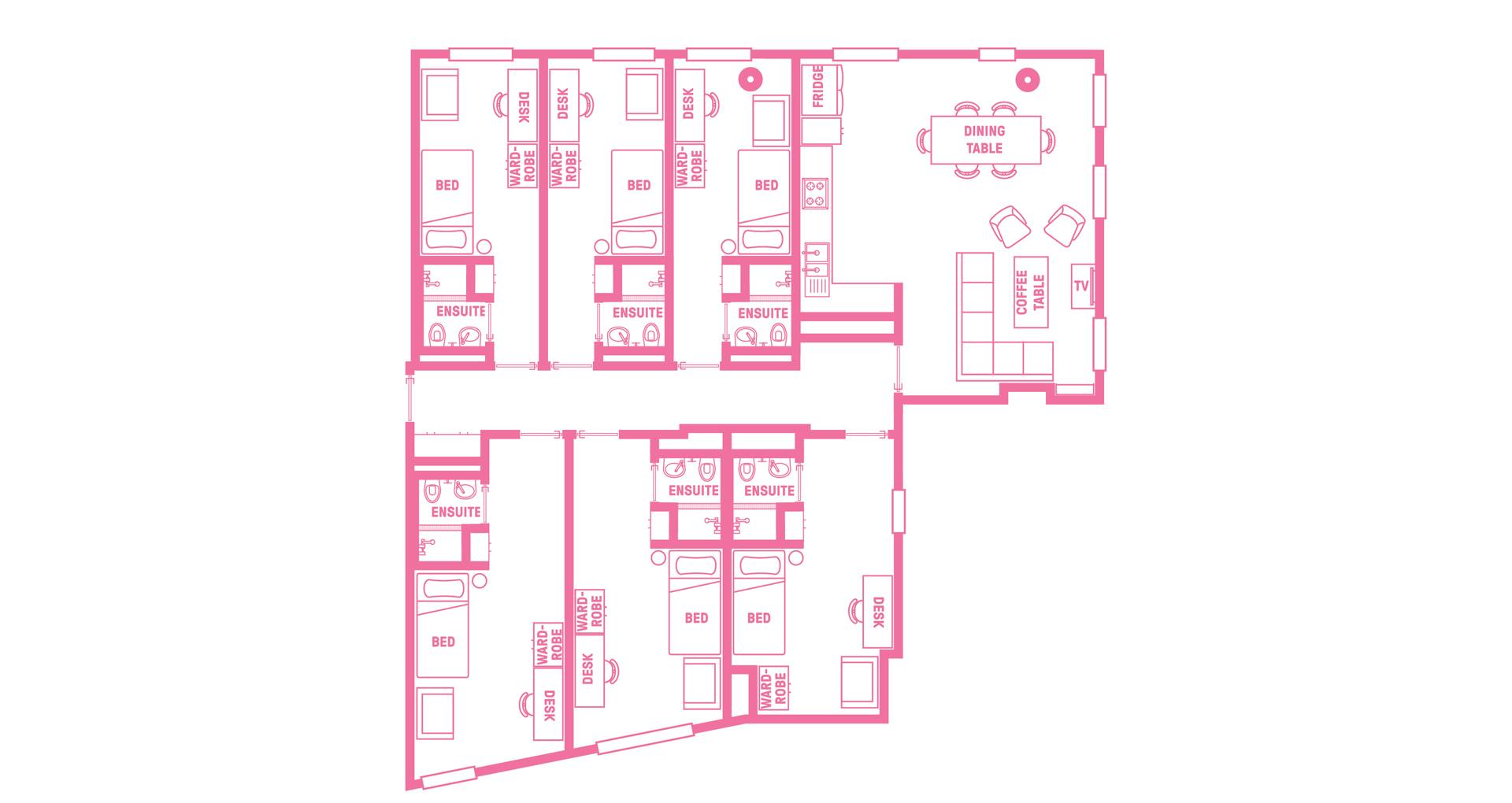 6 Bedroom Apartment
