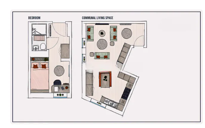 6 Bed Cluster En-suite