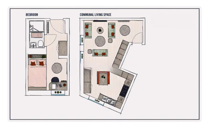 8 Bed Cluster En-suite