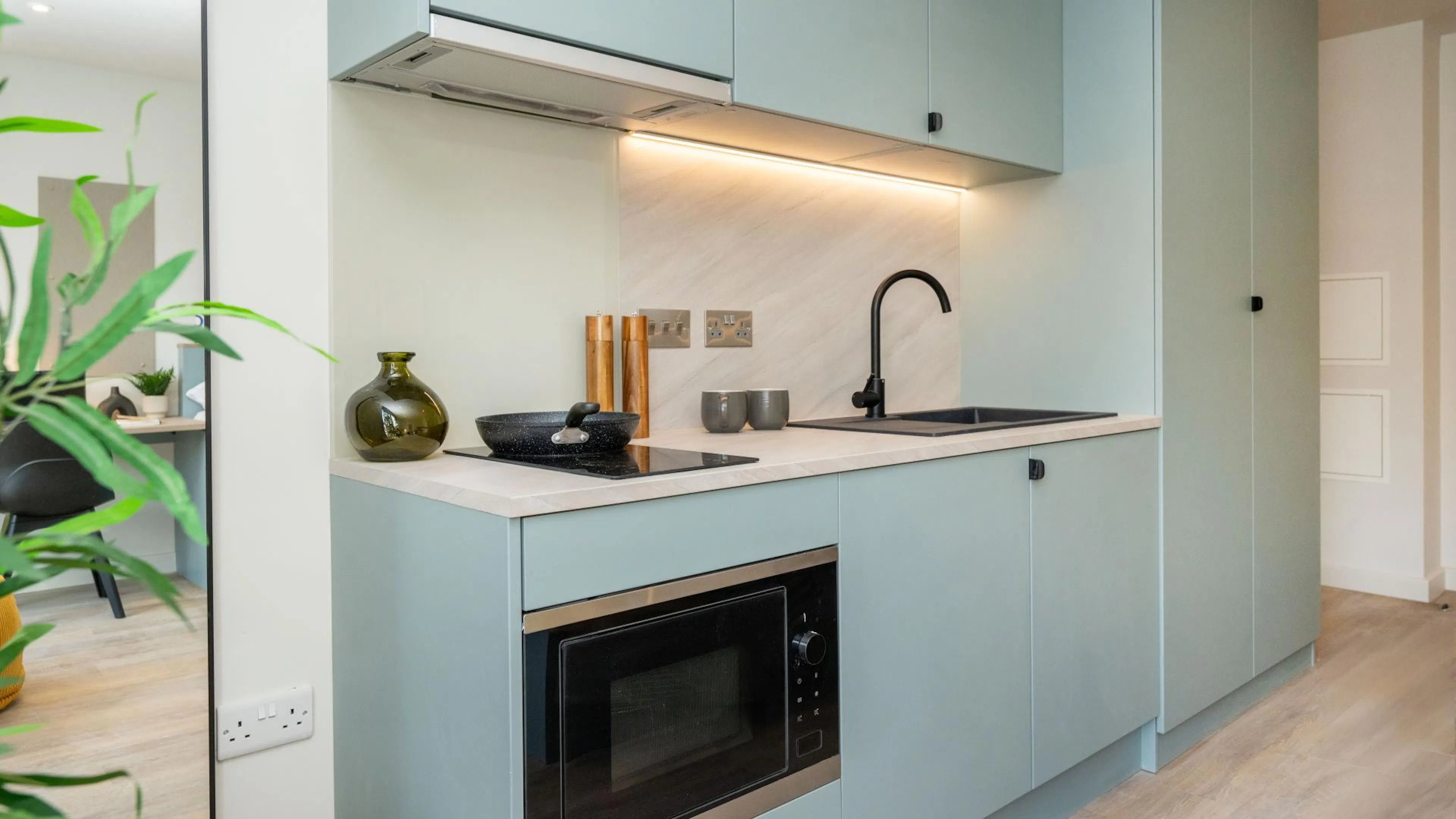 Gold Studio With a Terrace KITCHEN 3