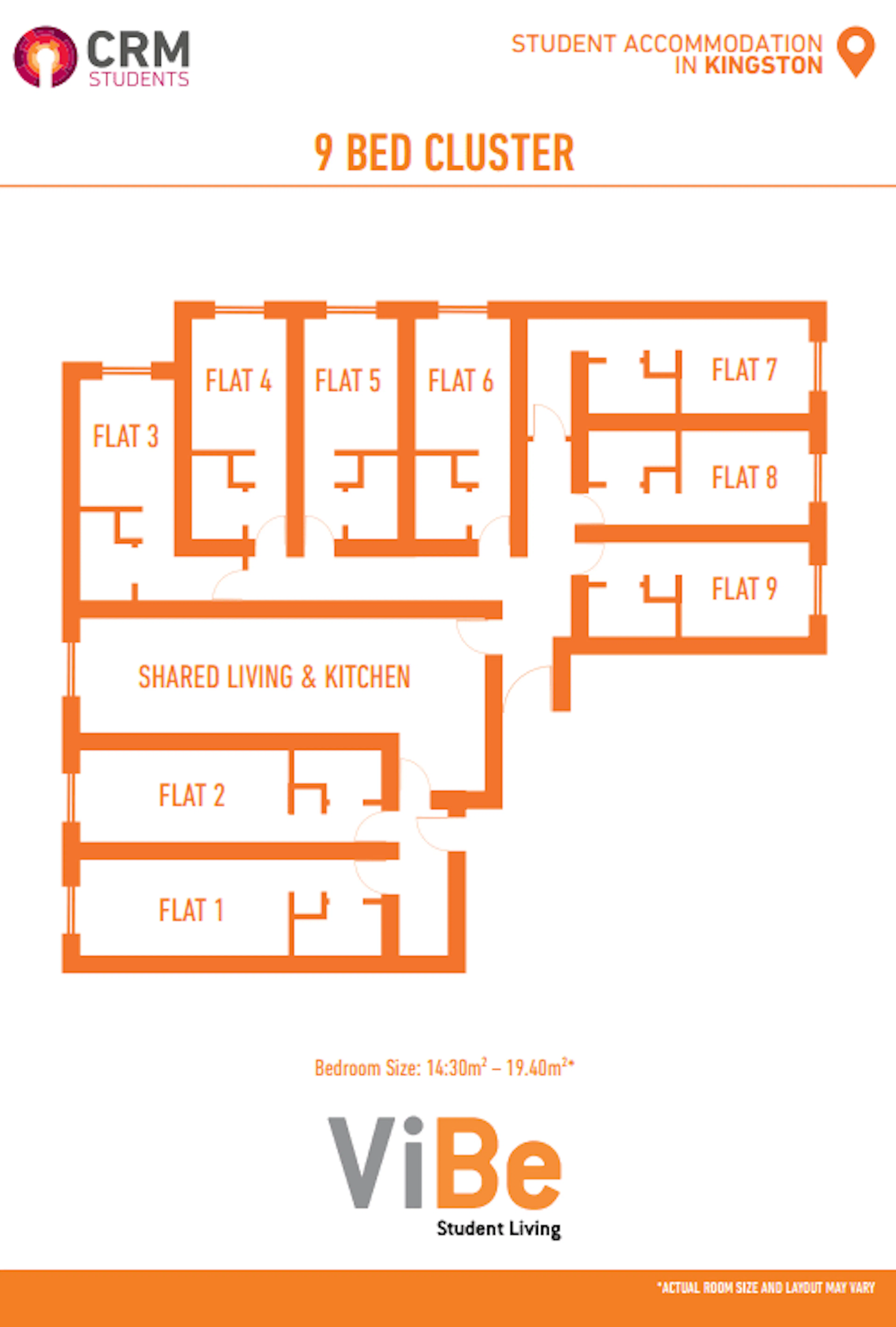 9 Bed Cluster En-suite – Ground Floor FLOOR_PLAN 3