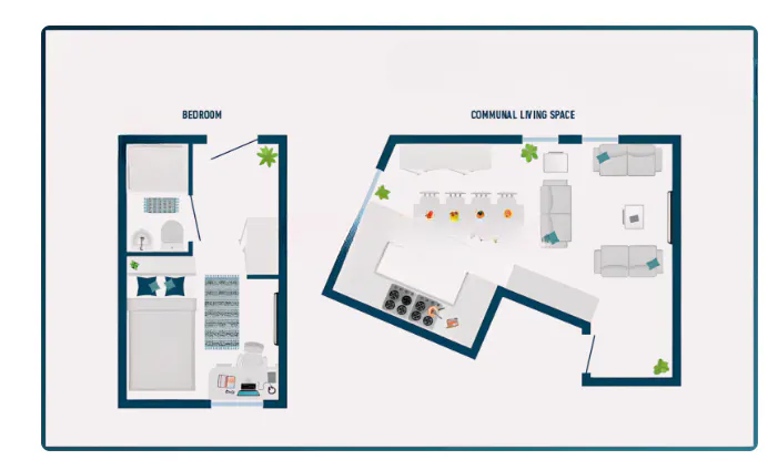 9 Bed Cluster En-suite