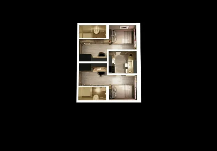 Bronze 2-Bed Apartment