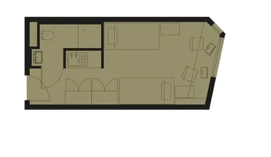 Twin Bronze Ensuite mid level