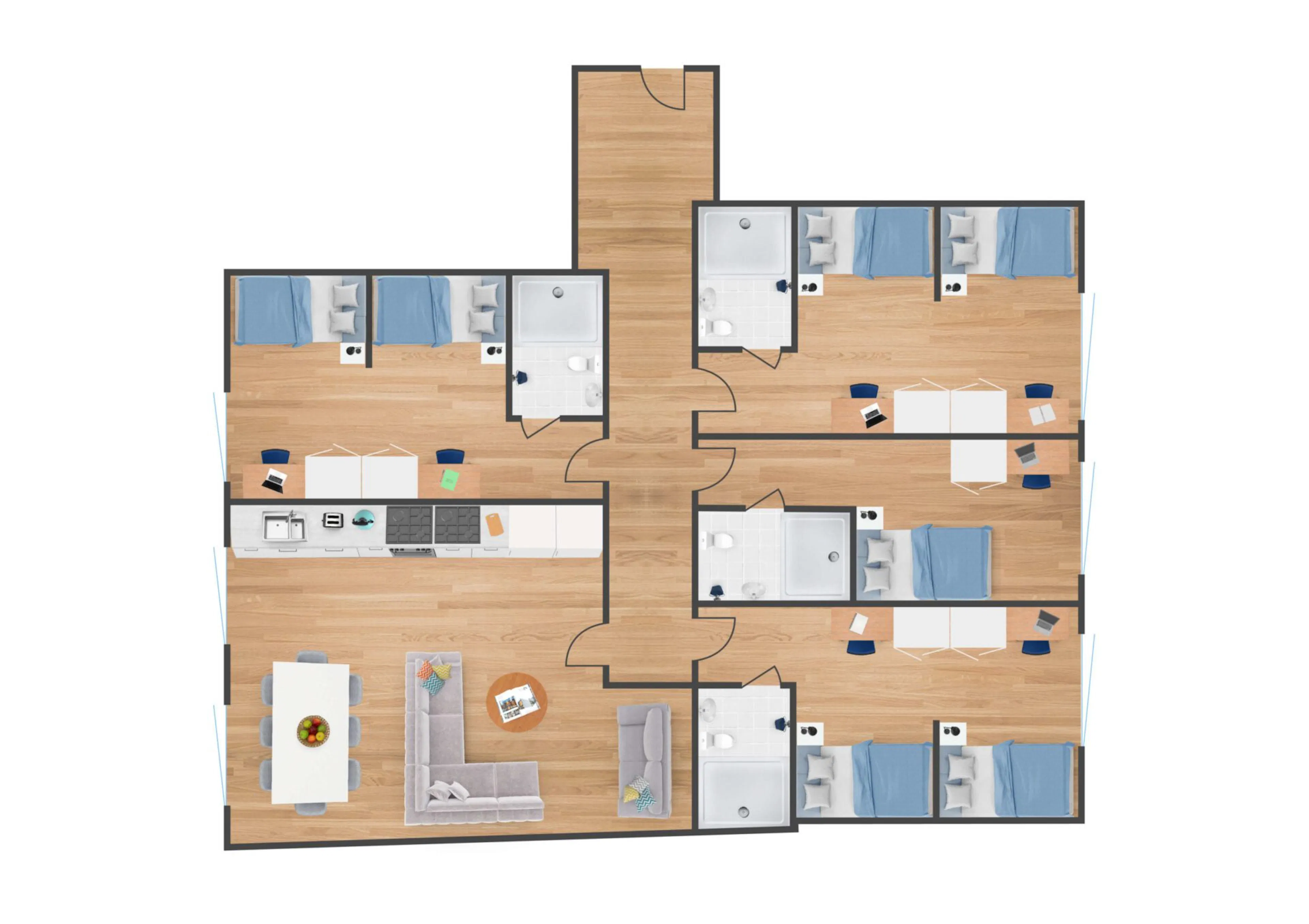 Classic Single (Top Floor) FLOOR_PLAN 2