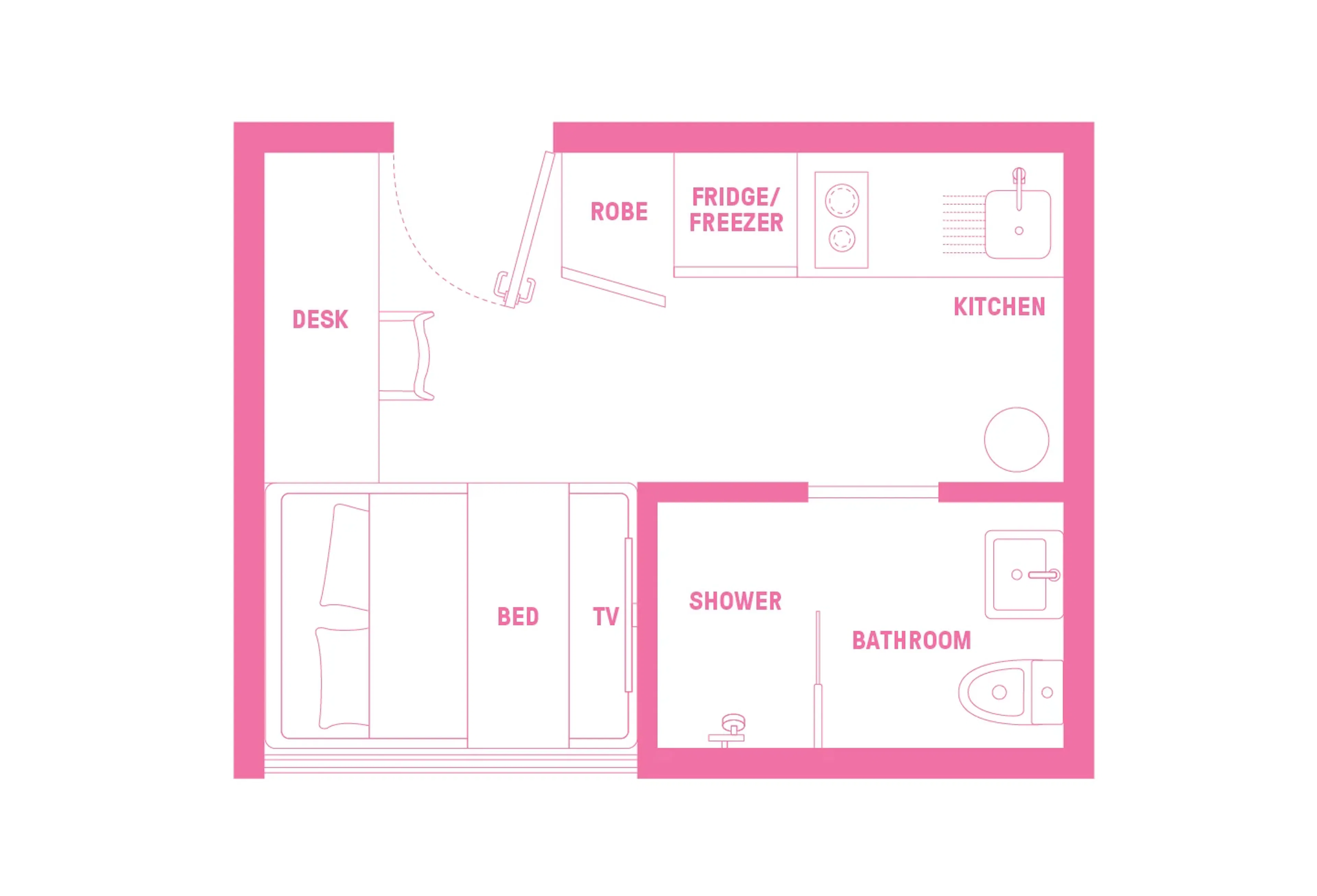 Studio Apartment FLOOR_PLAN 3