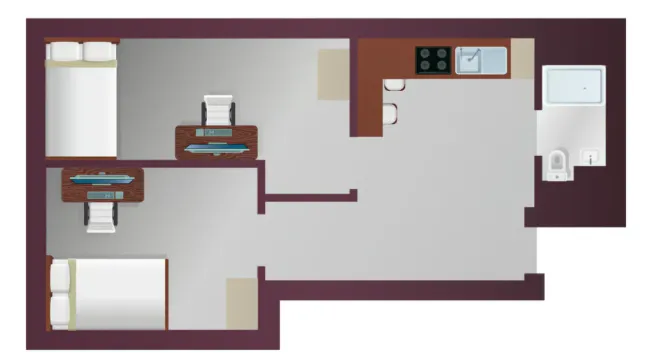 Deluxe 2 Bedroom Flat