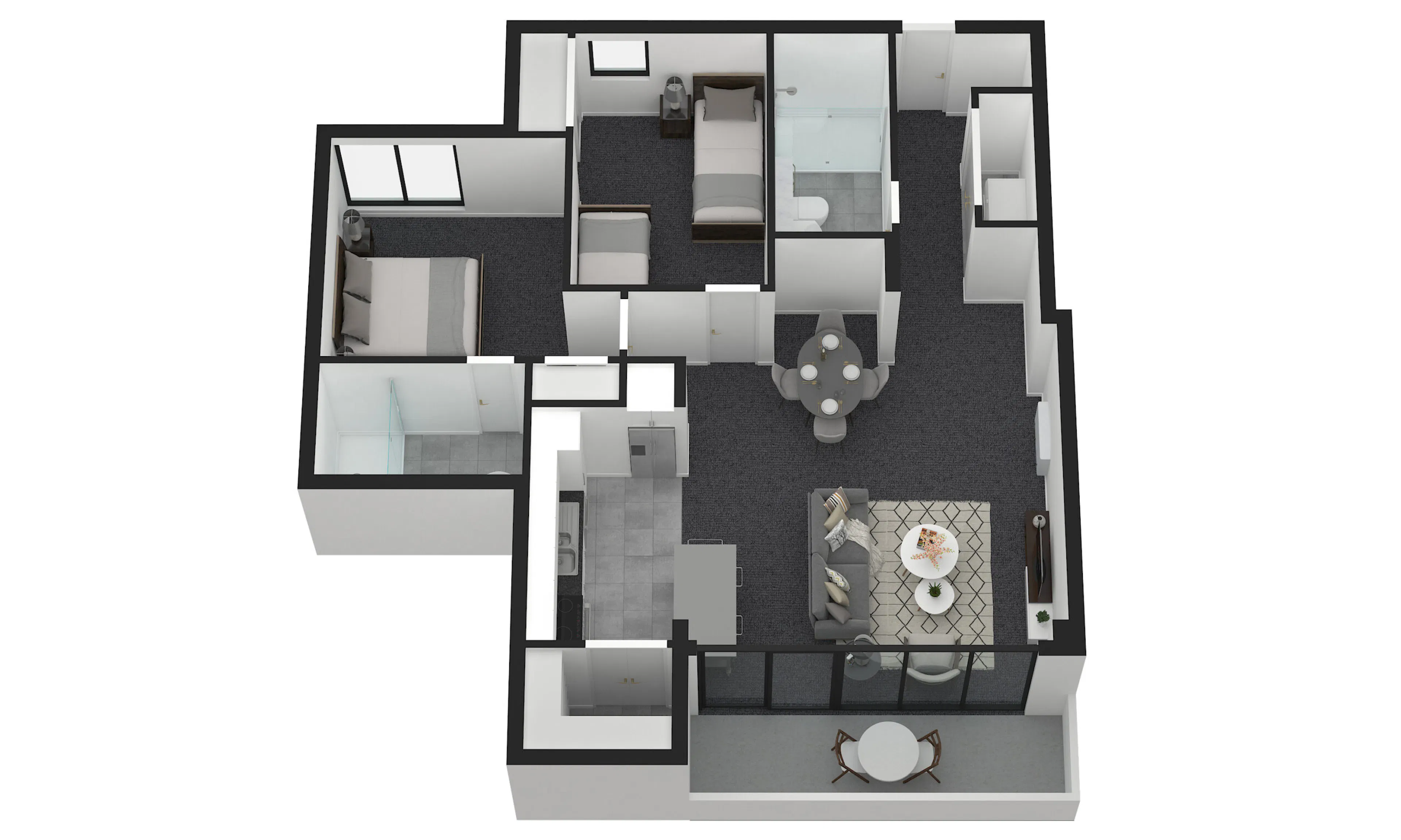 𝟐 𝐁𝐞𝐝𝐫𝐨𝐨𝐦 Apartments (506) FLOOR_PLAN 4
