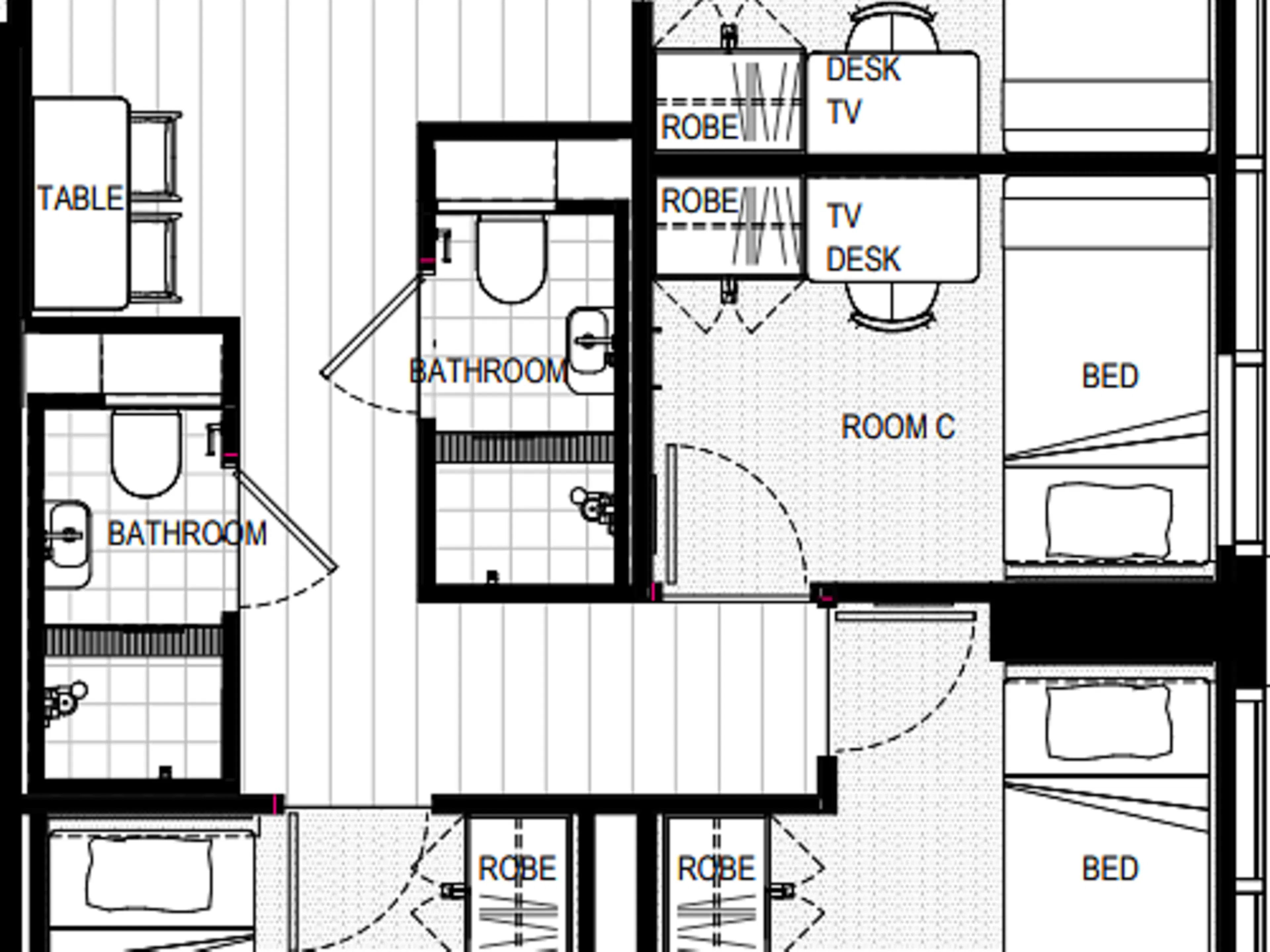4 Bedroom Shared Apartments FLOOR_PLAN 4