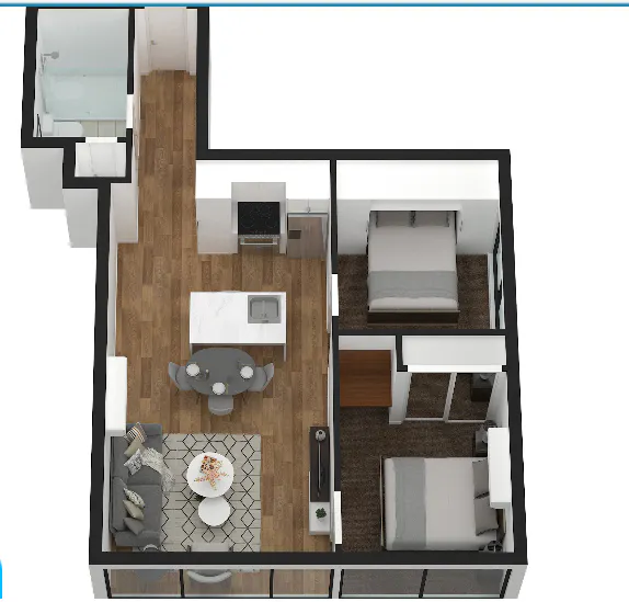 2 Bedroom apartment(4104) BATHROOM 3