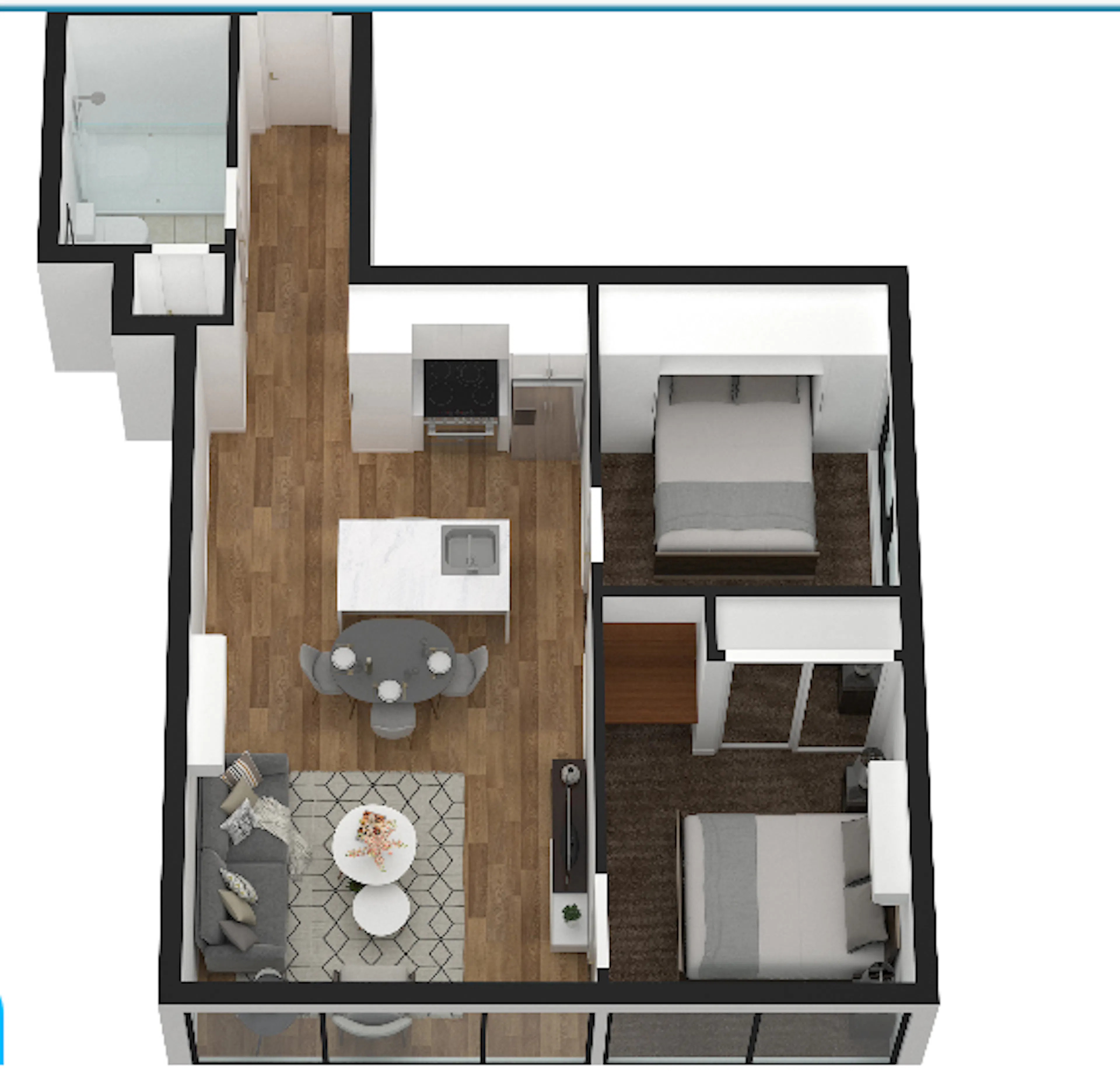 2 Bedroom apartment(4104) BATHROOM 3