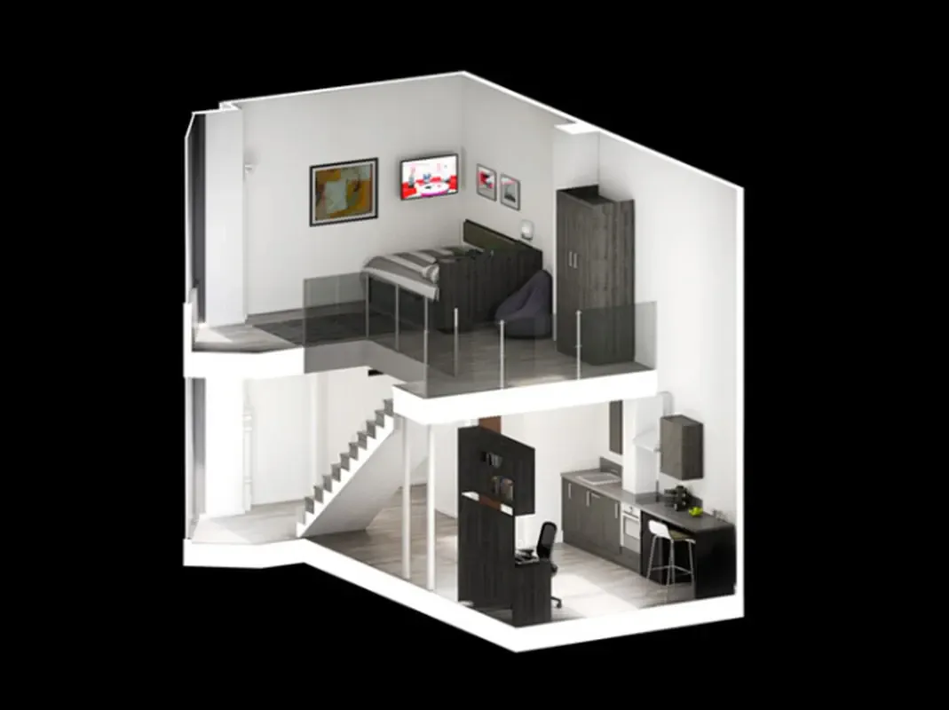 Gold Mezzanine Apartment