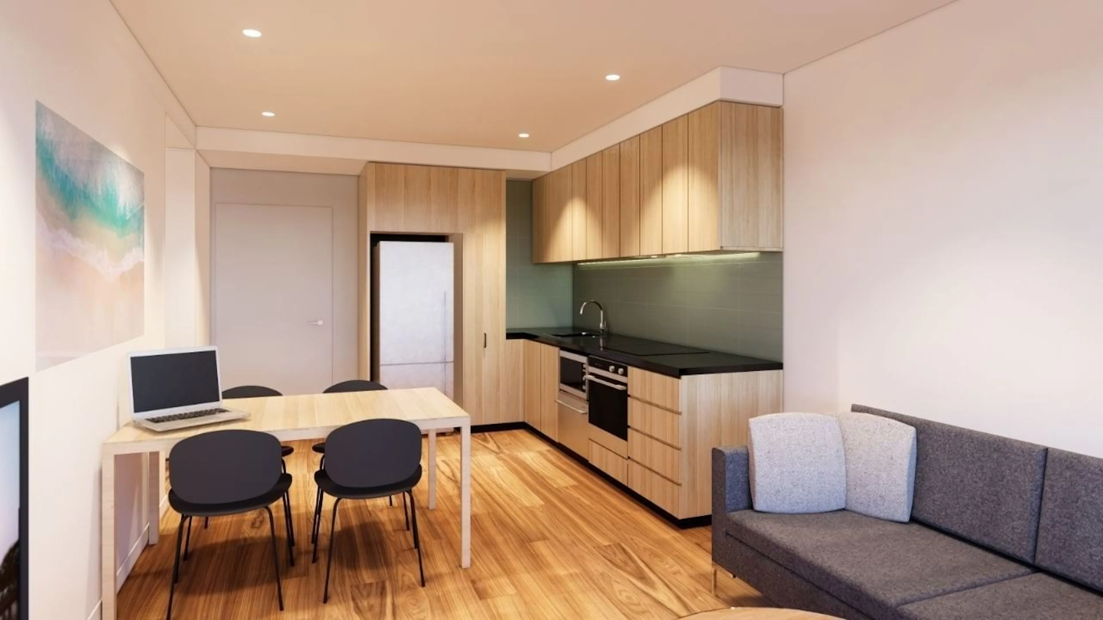 1 Bedroom Apartment KITCHEN 1