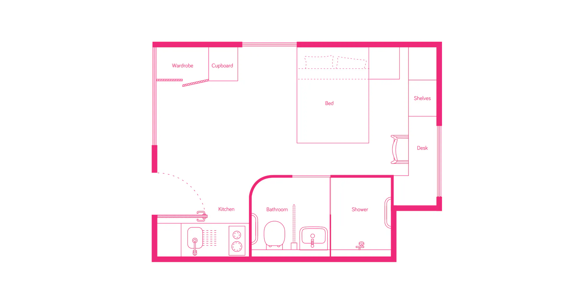 Large Studio Apartment FLOOR_PLAN 3