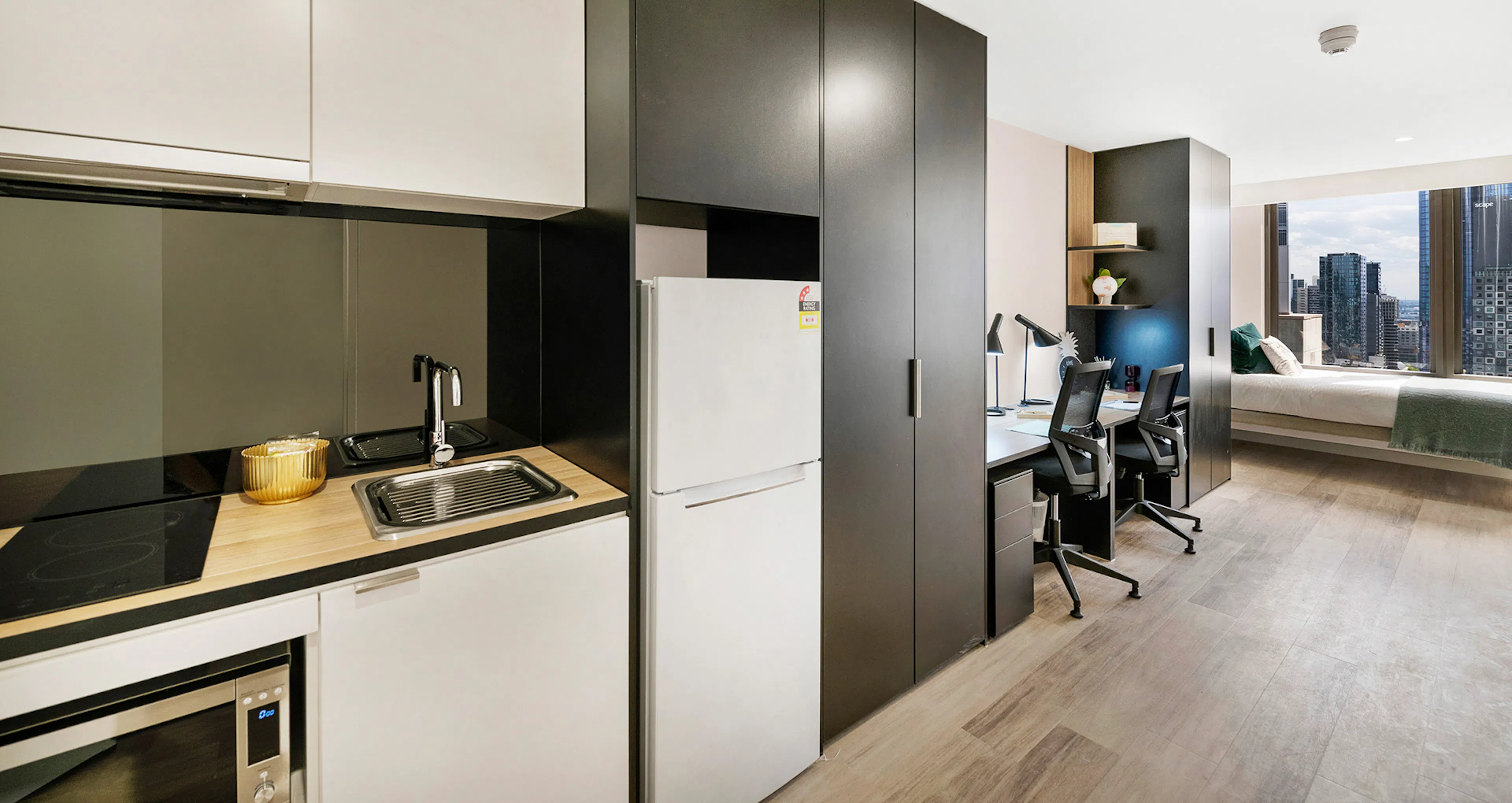 Large Twin Studio KITCHEN 2