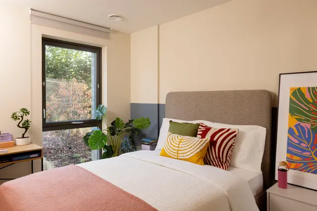 Non Ensuite: Three Bed Flat Standard Double room image 1