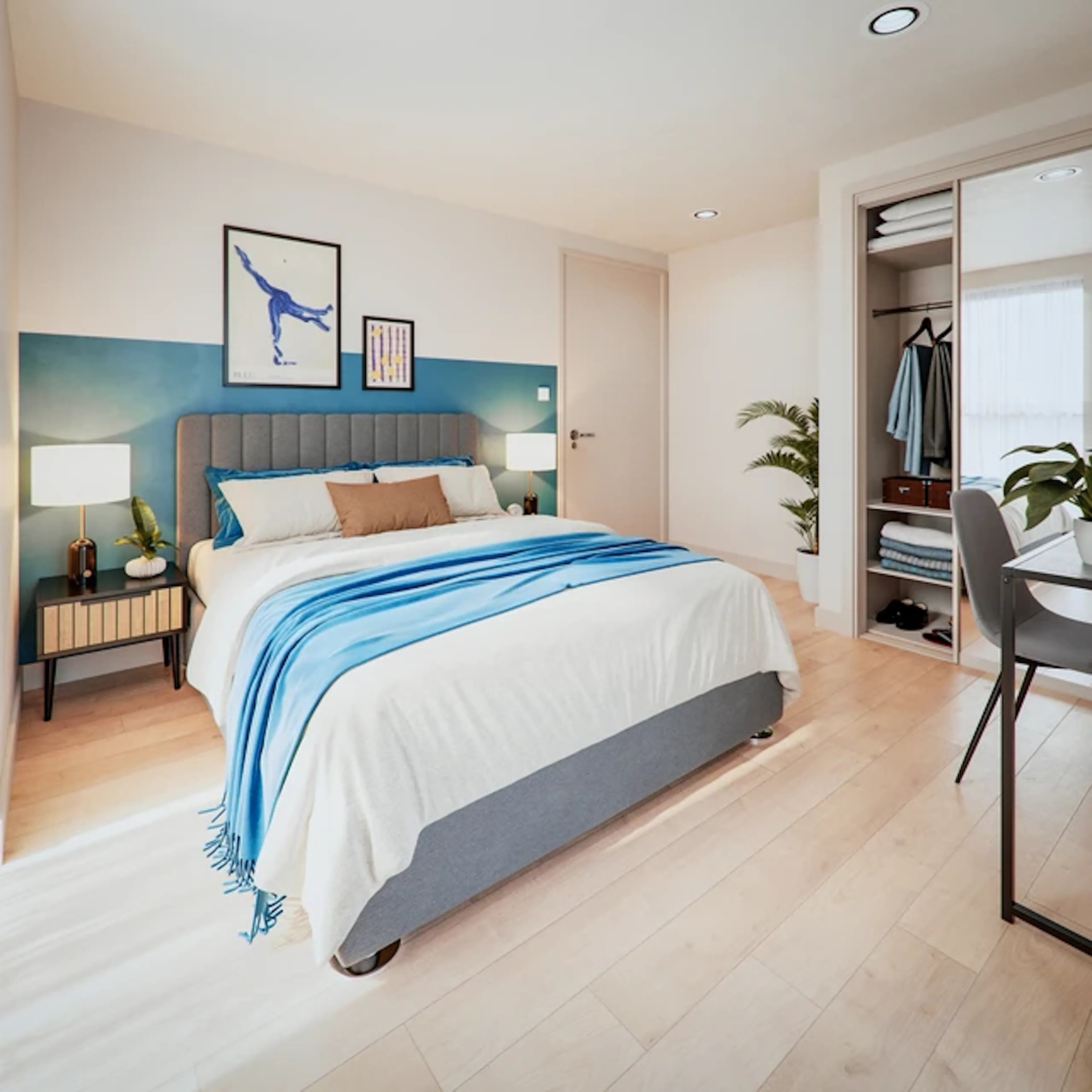 One Bed Flat Standard Double ROOM 3