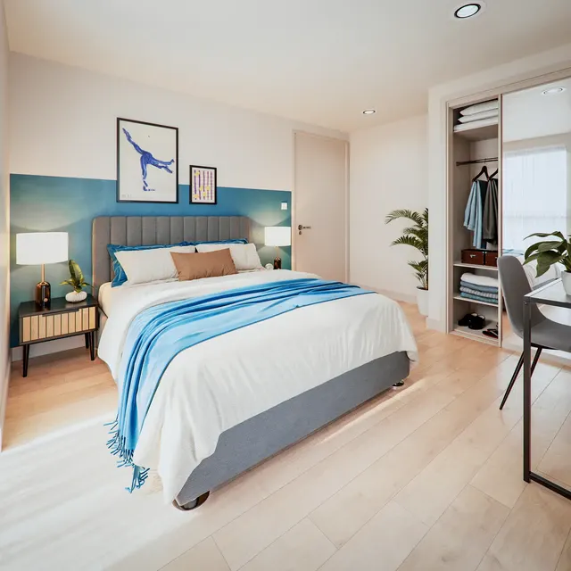 One Bed Flat High Double room image 1