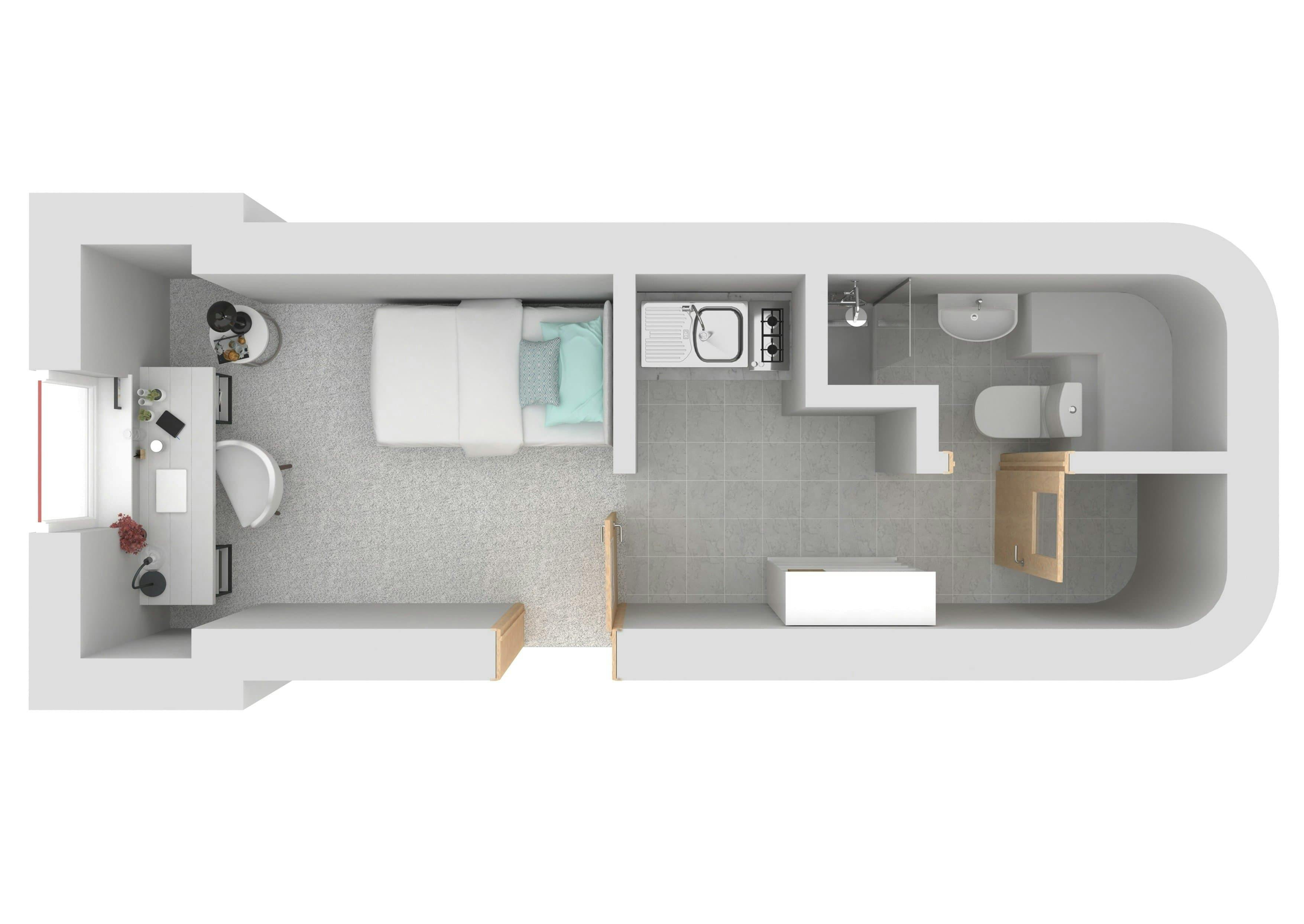 Gold Studio Upper level