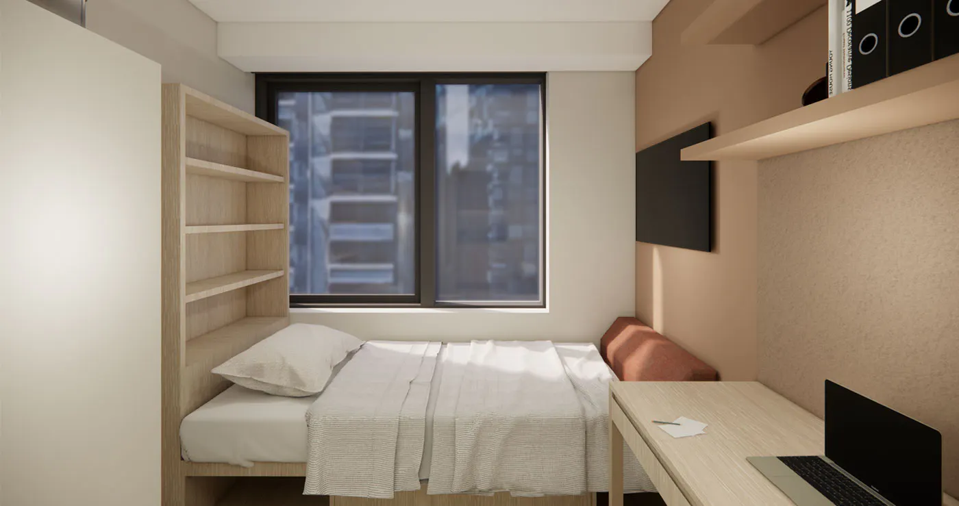 iglu-flagstaff-station-melbourne-Single Bedroom – 2 Share Apt