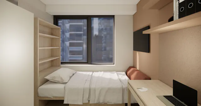 Single Bedroom – 2 Share Apt room image 1