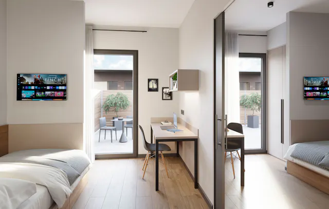 Single Bedroom in 2 Bedroom Apartment with Terrace room image 1