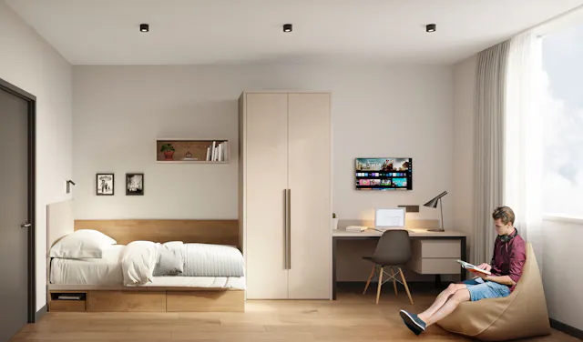 Single Bedroom in 2 Bedroom Apartment room image 1