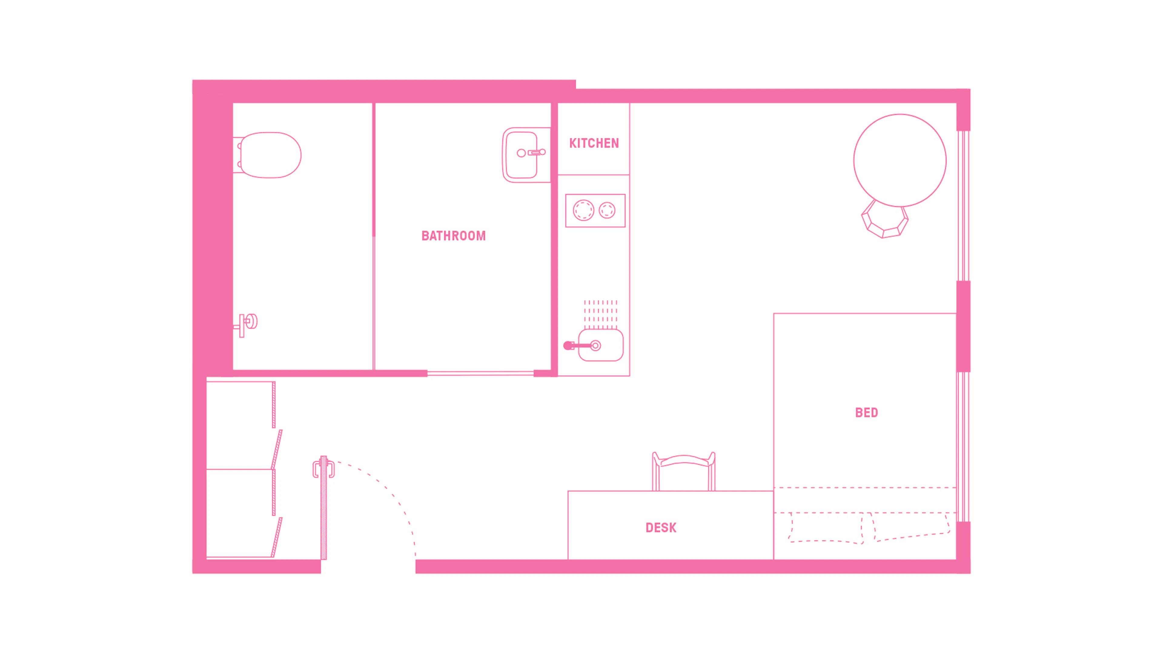 Large Studio Apartment FLOOR_PLAN 3