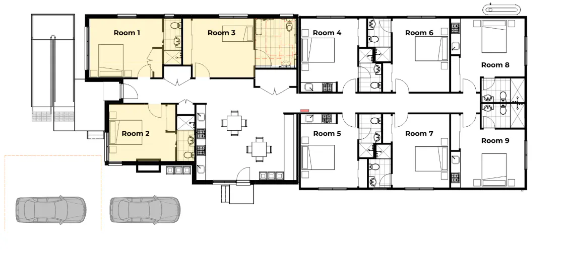 Double Room Ensuite FLOOR_PLAN