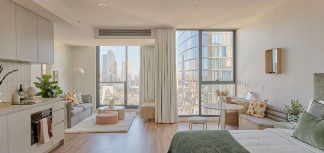 the-archive-residential-living-melbourne-Studio Apartment (Furnished)